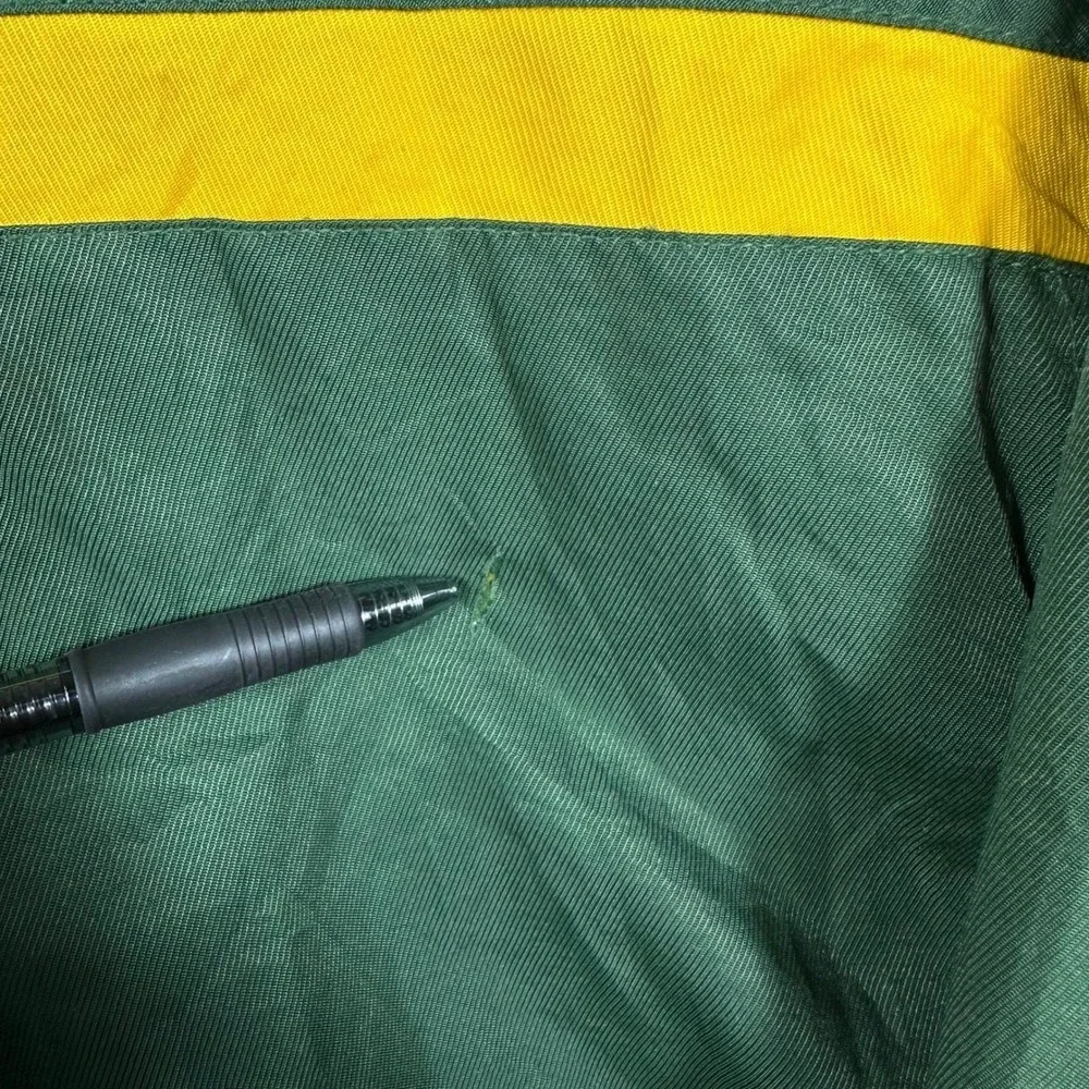 Vintage 90s Reebok Green Bay‎ Packers Windbreaker Jacket Men's XL On Field